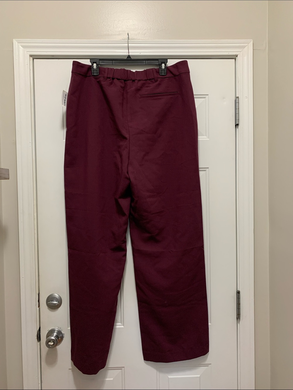 3/$15 NWT Old Navy Taylor High Rise Wide-Leg Pants Size XL Tall - Wine or Plum - Picture 3 of 5